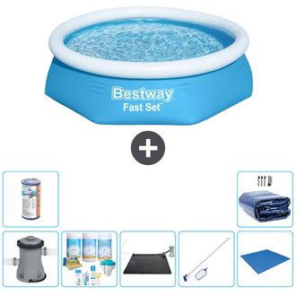 Bestway Piscina Bestway Fast Set Redonda - 244x61 Cm - 8-piezas S21404