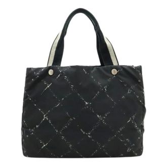 Chanel Pre-owned Tote Bags, female, Black, Size: ONE SIZE Pre-owned Vintage Tote Bag