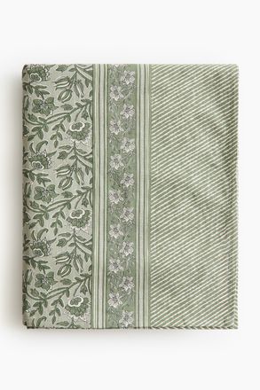 H&M Gemusterte Baumwolltischdecke - Green