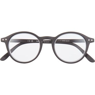 Izipizi 47mm Rectangular Reading Glasses in Black at Nordstrom, Size +2.50