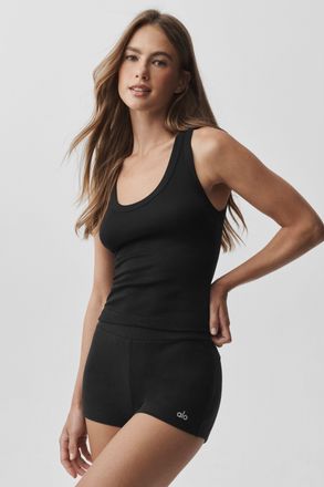 Alo | Timeless Tank Top in Black, Size: Medium