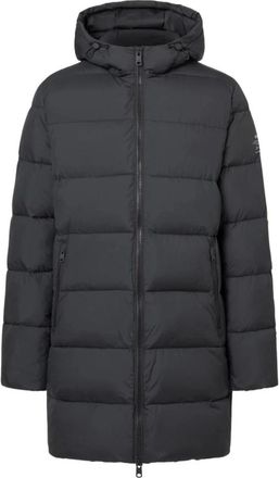 Ecoalf Korte Vintage Antraciet Grijze Donsjas - Heren - Parka Jassen - Grijs - S - Jassen