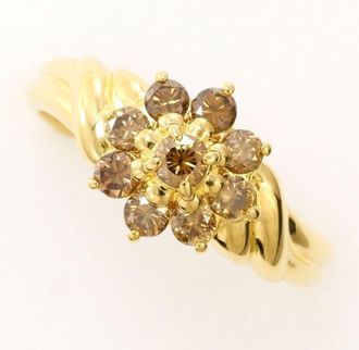 C&A Yellow Gold Yellow Gold (18K) Band Ring (Pre-Owned)