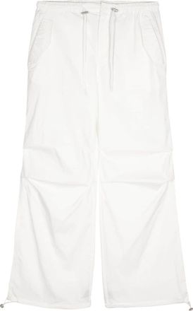 B+ab drawstring-fastening cotton-blend trousers - women - Polyamide/Cotton - S - White