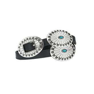 Brighton Concho Belt In Black