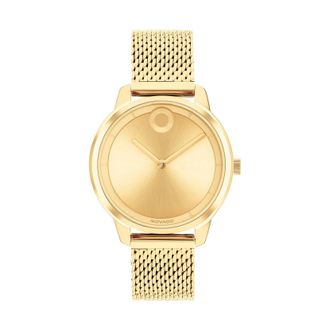Movado Trend Element Quartz Gold-toned Metallic Museum Ladies Watch 3600982