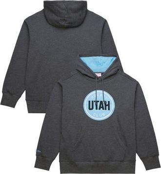 Mitchell & Ness Mens Mitchell & Ness Anthracite Utah Hockey Club Playoff Pullover Hoodie at Nordstrom, Size Xxx-Large