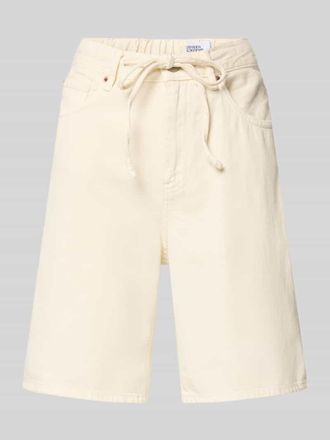 Vero Moda Regular Fit Bermudas aus Baumwoll-Lyocell-Mix Modell VILLA in Ecru, Gr&ouml;&szlig;e XL