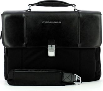 Piquadro Laptop Bags & Cases, male, Black, Size: ONE SIZE Expandable 13.0 Laptop Briefcase Link2