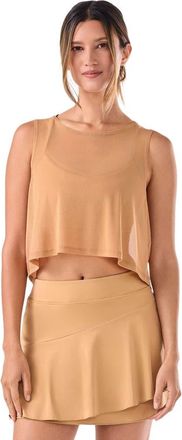 Tavi Flatter Flow Hi Lo Tank in Cappucino at Nordstrom, Size X-Large