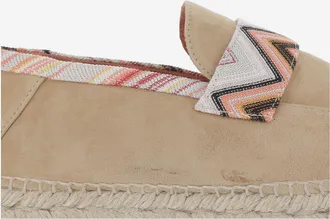 Missoni Womens Espadrilles Viscose Blend Beige Shoe