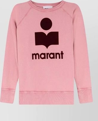 Isabel Marant knit sweatshirt raglan sleeves ribbed hem cuffs