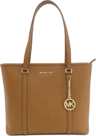 Michael Kors Brown Leather Tote Bag (Pre-Owned)