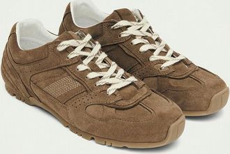 Alohas Su&egrave;de leren sneakers Tb. 56, dubbele veters