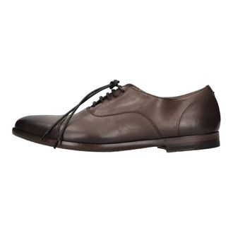 Doucal's Leder veterschoenen - Heren - Nette schoenen - Bruin - 40 1/2 EU - Leer - Schoenen
