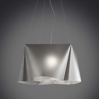 Linea Zero Linea Zero - Wanda Ara&ntilde;a Colgante De Cinco Luces En Plata Polilux Di&aacute;metro 59x H31 Cm