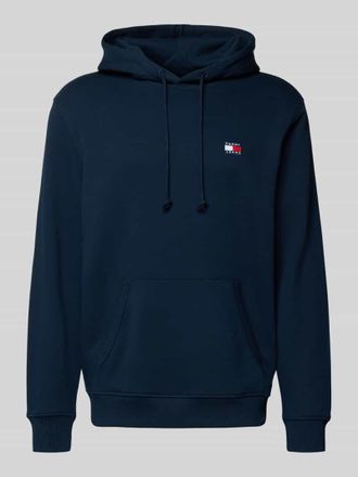 Tommy Jeans Regular Fit Hoodie aus reiner Baumwolle in Marine, Gr&ouml;&szlig;e L