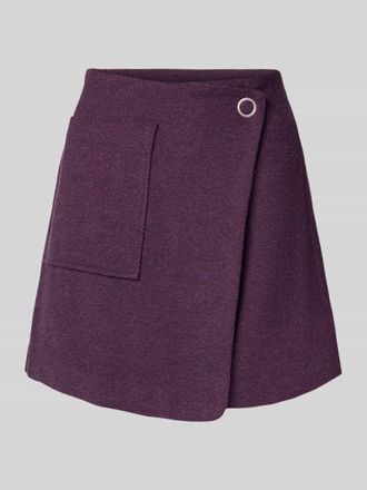Mbym mbyM Minirock mit Woll-Anteil Modell Kayanna in Pflaume, Größe XL