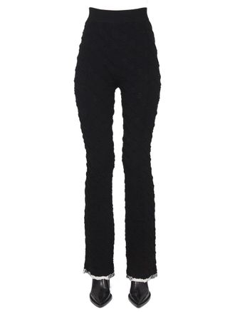 AMBUSH Logo Cotton Trousers - Black