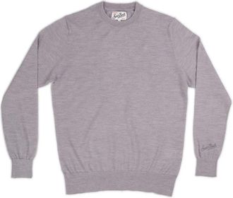 MC2 Saint Barth Regent Merino Sweatshirts en Hoodies - Heren - Ronde hals truien - Grijs - L - Truien & Vesten