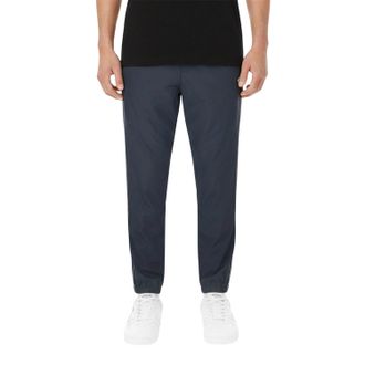 Lacoste Joggingbroek voor heren met zijstrepen, elastische tailleband en taps toelopend model (Zwart)