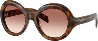 Prada Sunglasses, female, Brown, Size: 53 MM 0PR D08Su