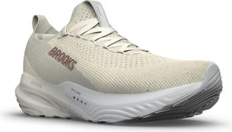 Brooks Womens Glycerin 22 Stealthfit Running Shoes In Coconut/oyster