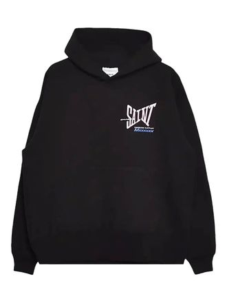Saint Mxxxxxx cotton hoodie - men - Cotton - M - Black