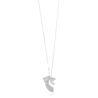 Ferragamo Necklaces, female, Gray, Size: ONE SIZE Gancini Pendant Necklace