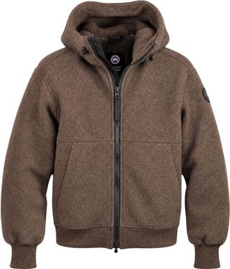 Canada Goose Chilliwack Fleece Bomber - - Sweatshirts & Hoodies - Uomo - Marrone - L