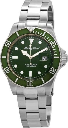 Mathey-Tissot Mathey Vintage Quartz Green Dial Mens Watch H9010AV