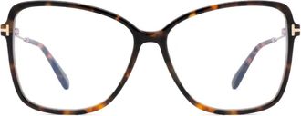 Tom Ford Eyewear Occhiali oversize - Marrone