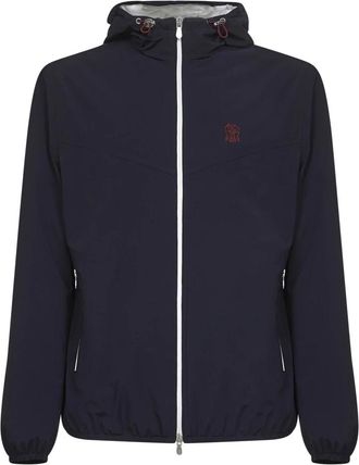 Brunello Cucinelli Hombre, Chaquetas, Azul, Talla: 2XL