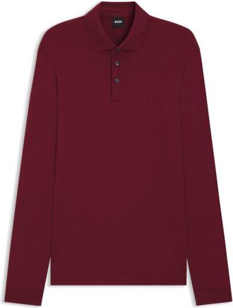 BOSS Regular-fit polo shirt in interlock cotton