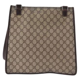 Gucci Pre-owned Vintage Cross Body Bag - Dames - Pre-owned - Bruin - Maat: ONE Size Leer