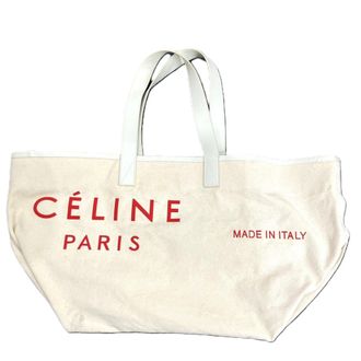 Celine Ivory Canvas Tote Bag (Pre-Owned)