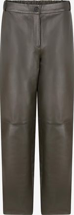 Antonelli Gerade Hose aus Nappaleder Perlage