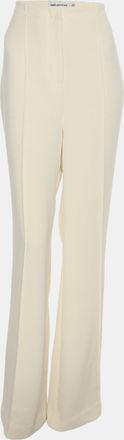 Self Portrait Cream Crepe Palazzo Trousers