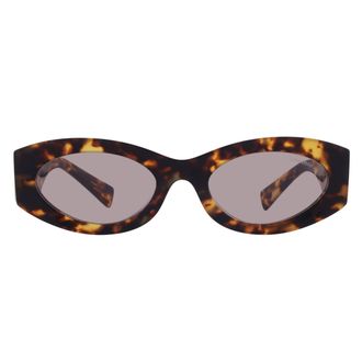 Miu Miu Light Purple Brown Oval Ladies Sunglasses MU 11WS 14L20I 54
