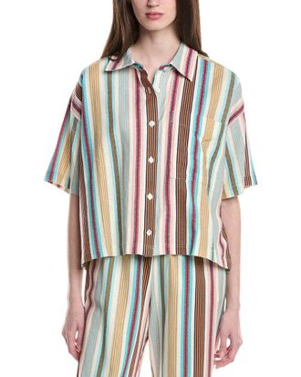 Electric & Rose Kyle Linen-Blend Shirt