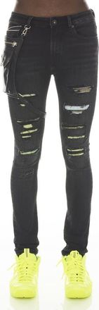 Cult of Individuality Punk Super Skinny Jeans in Gradient at Nordstrom Rack, Size 36