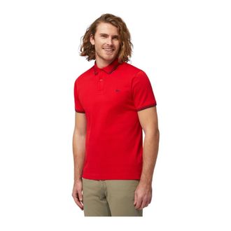 Harmont & Blaine Polo Shirts, male, Red, L, Short Sleeve Polo Shirt