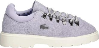 Lacoste Baseshot Winter - Dames - Sneakers - Paars - 37 EU - Polyester - Schoenen