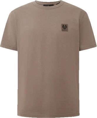 Belstaff Patch Tee - Heren - T-shirts - Grijs - 2XL - Katoen - Tops