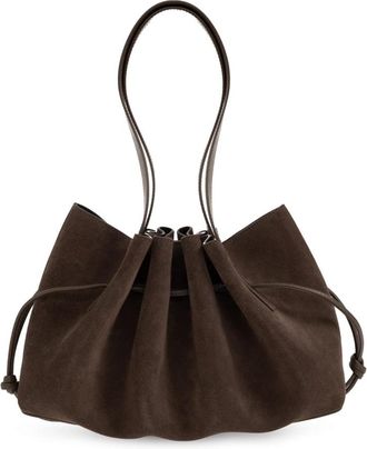 Yuzefi Scallop Schoudertas - Dames - Schoudertassen - Bruin - ONE Size - Leer - Tassen
