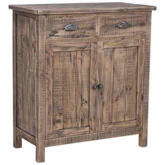 Wanderlust Deco Recibidor de madera marr&oacute;n 80x40x89h cm