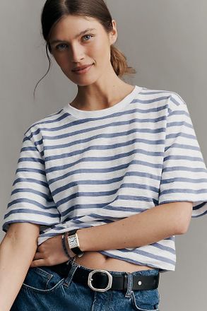 Maeve The Corey Short-Sleeve Boxy Tee by Maeve