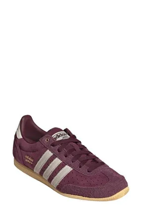 adidas Japan Low Top Sneaker in Maroon/Cream White/Gold Met at Nordstrom, Size 12.5