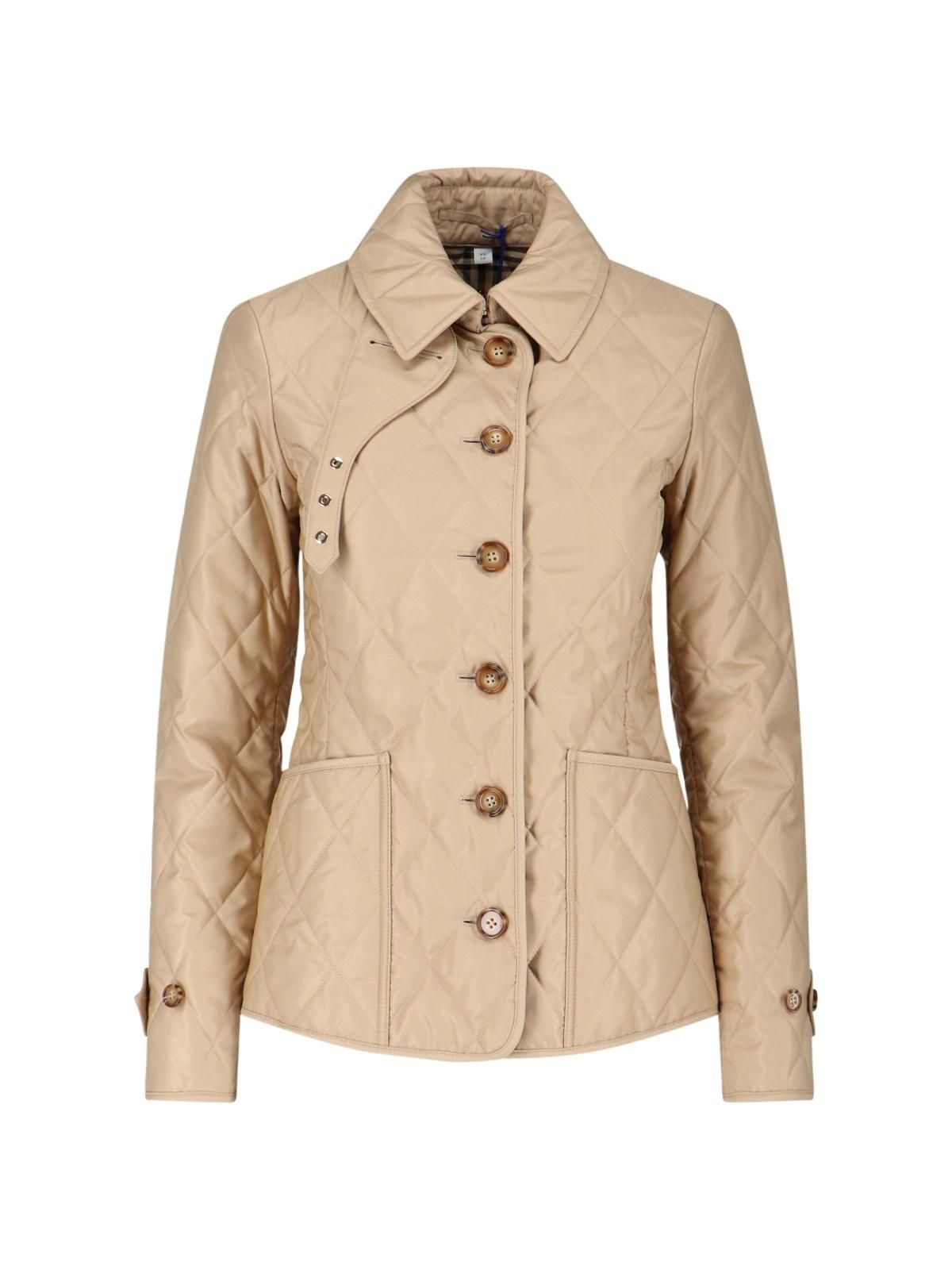 Veste Courte Femme Herno Manches Courtes Beige - Taille 44, Coton/polyamide - Occasion Excellent état