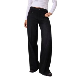 Guess Jeans G13 a vita bassa e gamba ampia - - Jeans - Donna - Nero - W28 L32